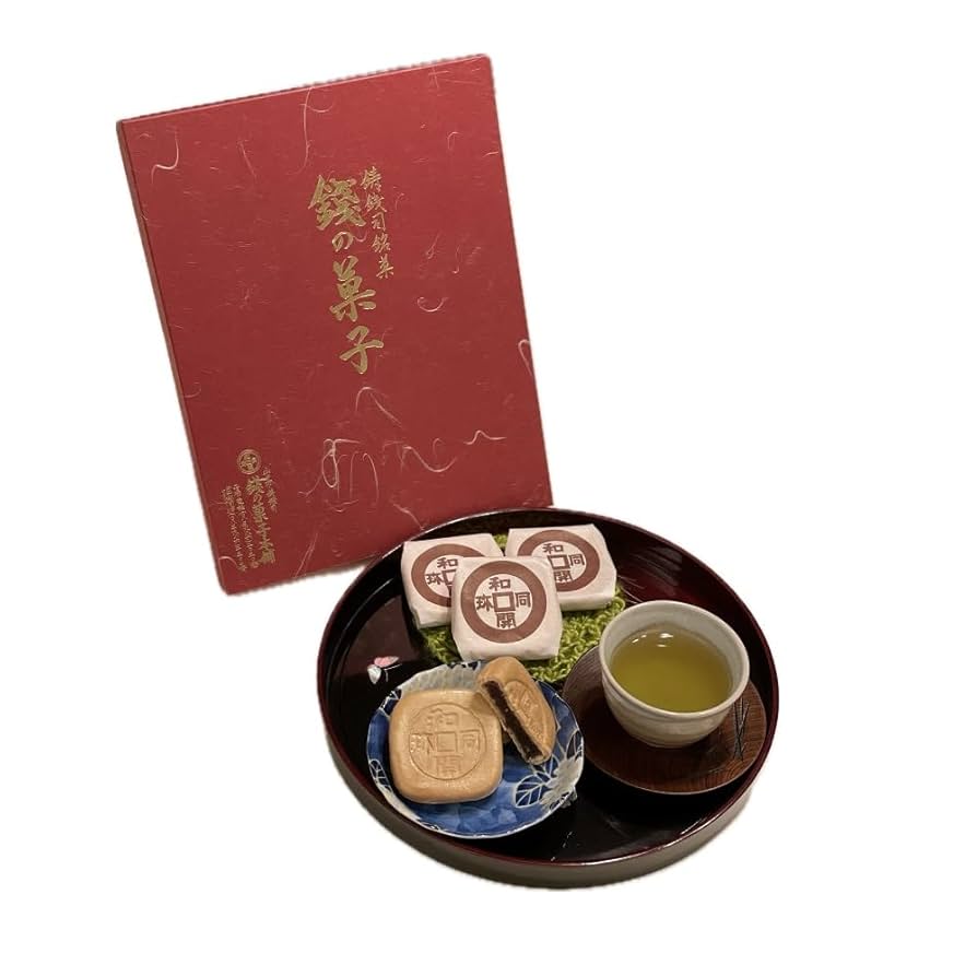 Amazon.co.jp: 銭の菓子本舗 銭の菓子 もなか 12個入り 和菓子